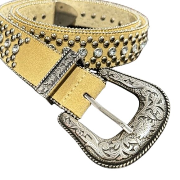 336. Guess? Rhinestones‎ Studded Belt - Picture 1 of 10